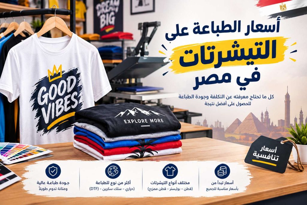 اسعار الطباعة على التيشرتات في مصر